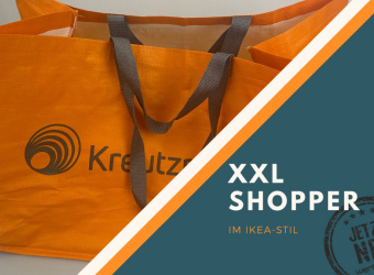 XXL Shopper Tasche im IKEA-Stil neu bei werbemax