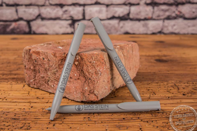 Kugelschreiber mit Logo das Stein