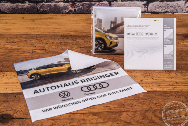 Microfasertuch mit Logo