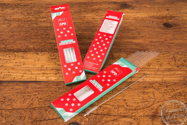 Mehrweg Trinkalme mit Logo