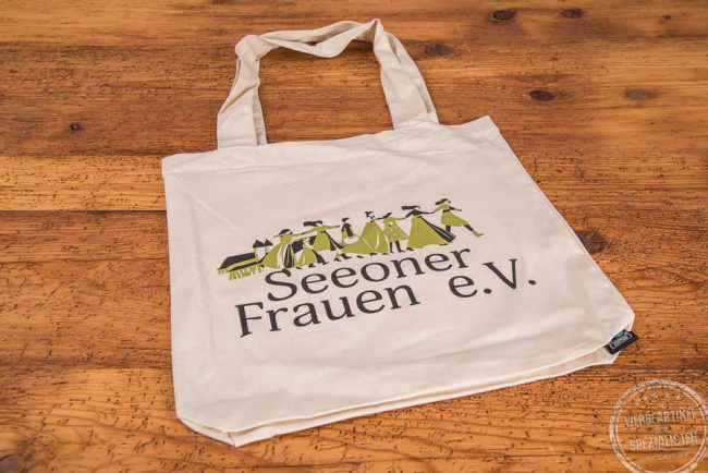 Baumwolltasche bedruckt mit Logo Seeoner Frauen