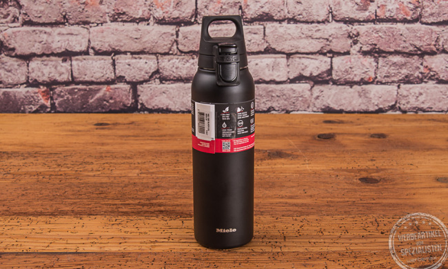 SIGG Thermo Trinkflasche Hot & Cold ONE schwarz mit Logo.