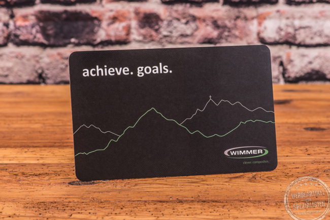 Schneidebrett Bergmotiv als bedruckter Werbeartikel