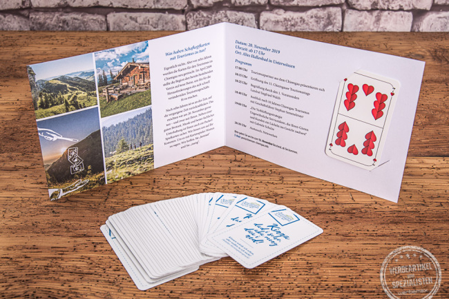 Spieldkarten Werbegeschenk