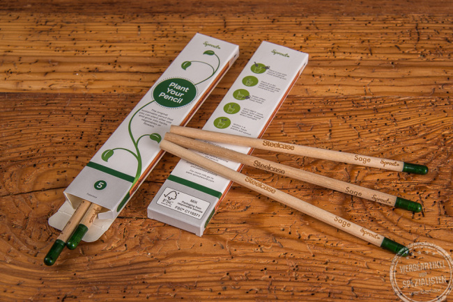 Nachhaltiger Sprout Bleistift mit Werbeanbringung von Steelcase 