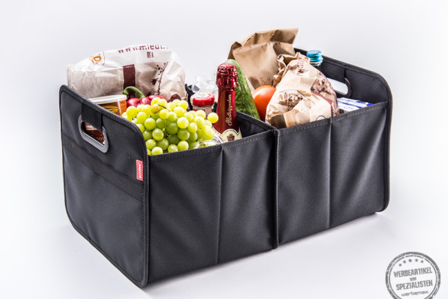 Faltbare Stauraumbox von werbemax für das Auto 