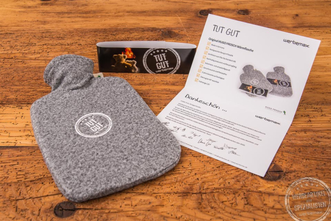 W&auml;rmflasche als Werbeartikel