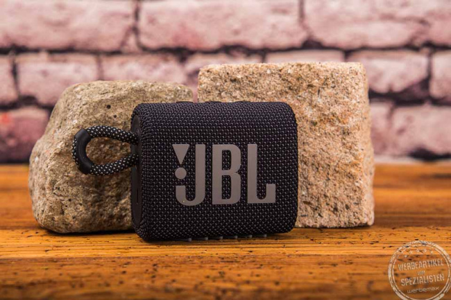 JBL Bluetooth Box in schwarz als Werbeartikel