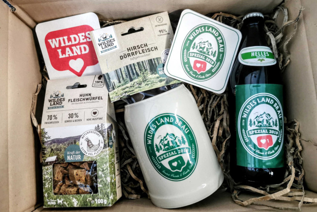 Wildes Land Krug bedruckt