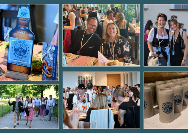 Verschiedene Eindr&uuml;cke von der werbemax 33 Jahre Jubil&auml;umsfeier.