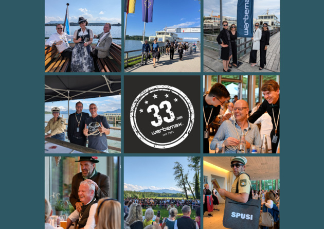 Verschiedene Eindr&uuml;cke vom werbemax Insel Krimi anl&auml;sslich des 33 Jahre werbemax Firmenjubil&auml;um.