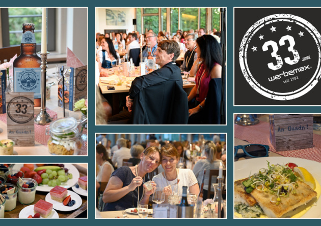 Verschiedene Eindr&uuml;cke aus dem Restaurant zur Jubil&auml;umsfeier.