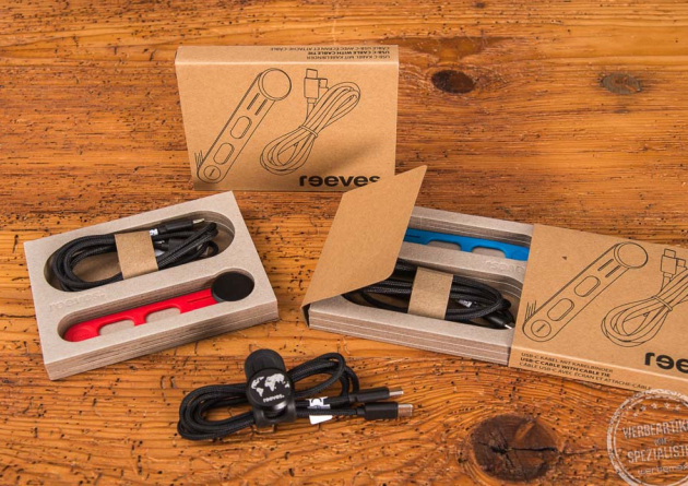 Kompaktes USB-C Ladekabel als Werbegeschenk mit individuellem Logo