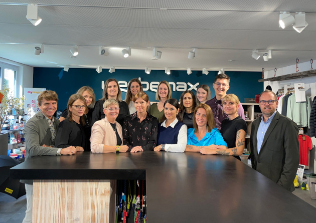 Das werbemax Team im werbemax Showroom.