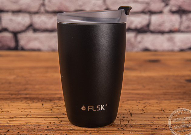 FLSK CUP f&uuml;r hei&szlig;e und kalte Getr&auml;nke als Werbegeschenk.
