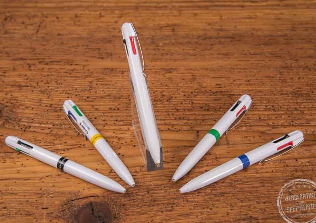 4in1 Kugelschreiber Schneider als Werbeartikel