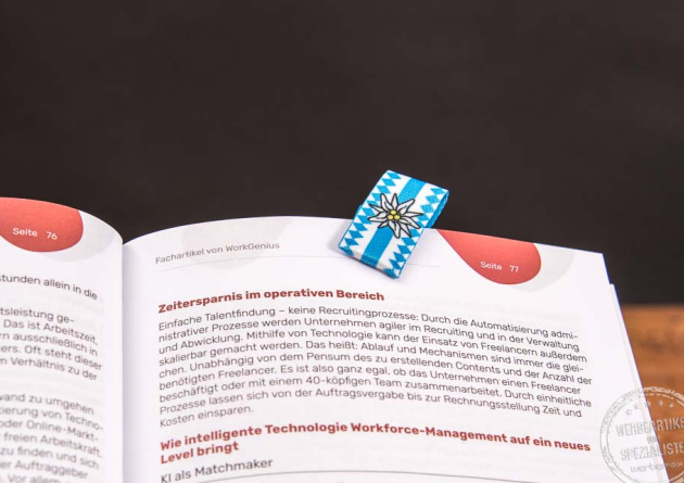 ECOflip Lesezeichen als Mailingverstärker