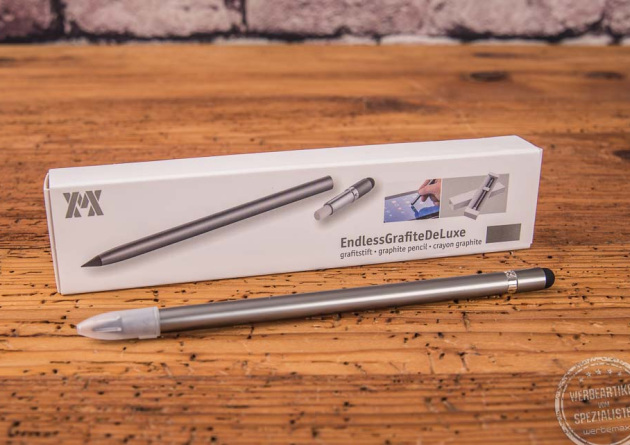 Grafitstift titan mit Werbekartonage