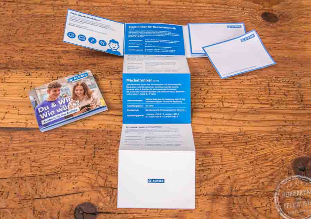 Haftnotizen Leporello Recruiting Werbeartikel