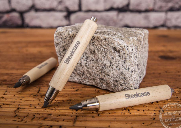 Fallminenbleistift mit Logo