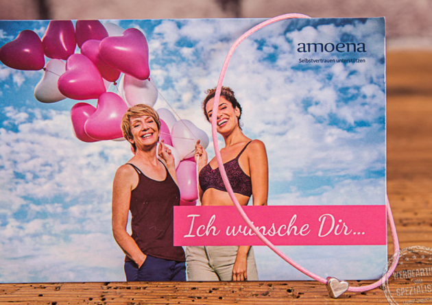 Individuelles Wunscharmband mit Werbekarte