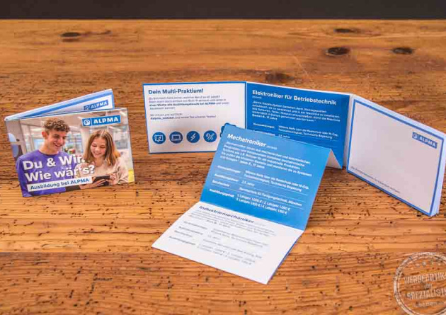 Messe Give-away Leporello Haftnotizen