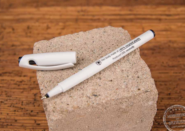 Schneider Fineliner Topliner 967 weiß als Werbeartikel