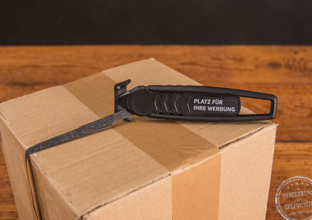 Sicherheits-Messer Werbeartikel mit Logodruck