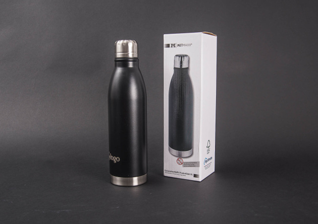 Thermotrinkflasche mit Logogravur