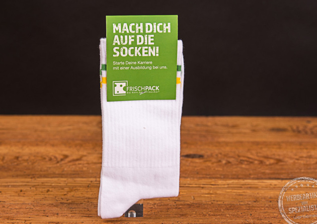 Tennis-Socken mit Logo Frischpack