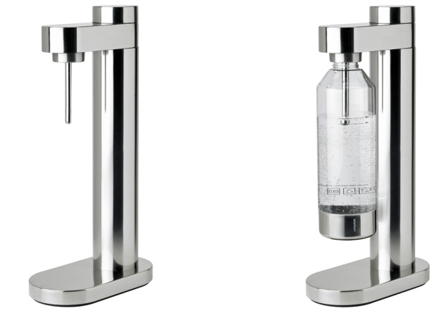 Wassersprudler Stelton BRUS in silber