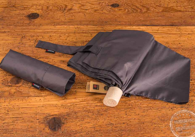 Werbetaschenschirm Knirps HORIZON grau