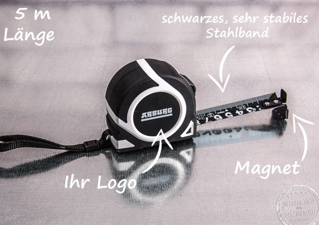 Werbegeschenk f&uuml;r Handwerker und Heimwerker Ma&szlig;band