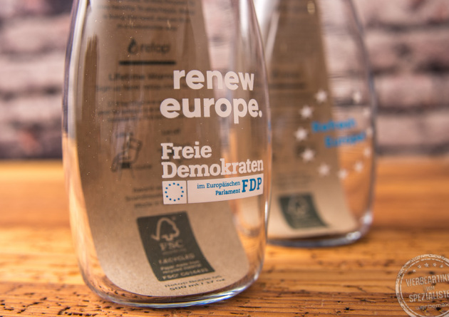 Retap Flasche mit Logo Gravur als Werbeartikel