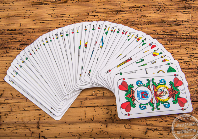 Schafkopf Karten als Werbegeschenk