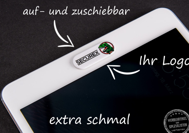 Beschriftung webcam abdeckung