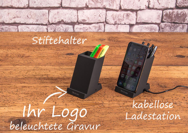 Zogi Glow Desk mit Lasergravur