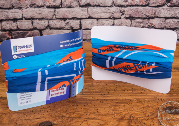 schlauchschal mit logo