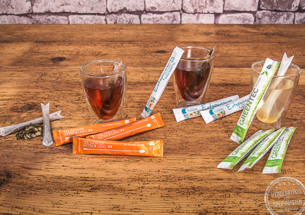 Tea Sticks mit Werbedruck
