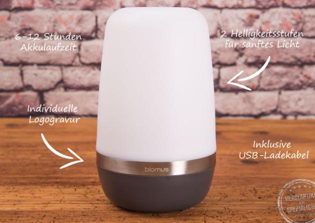 Outdoor Lampe mit Akku von Blomus