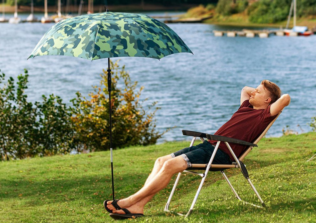 Camping Sonnenschirm Travelmate Camper von FARE als Werbeartikel