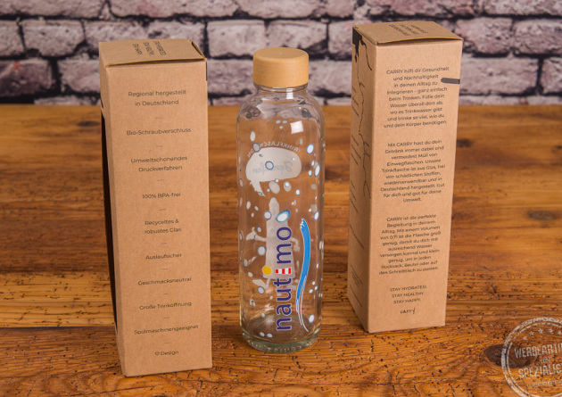 carry trinkflasche als Merch f&uuml;r Kinder und Erwachsenen.