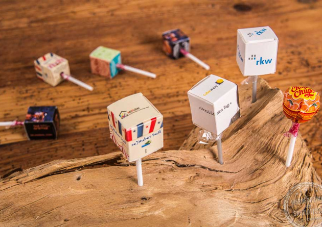 Lolly Streuartikel mit Logo