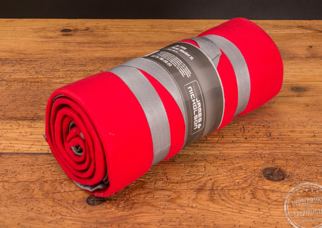 Werbeartikel Picknickdecke XL rot