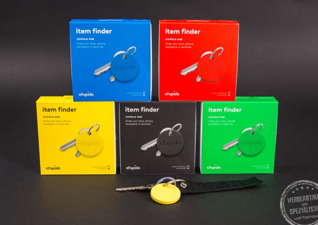 die besten schluesselfinder farbige chipolo key finder als Mitarbeitergeschenk.