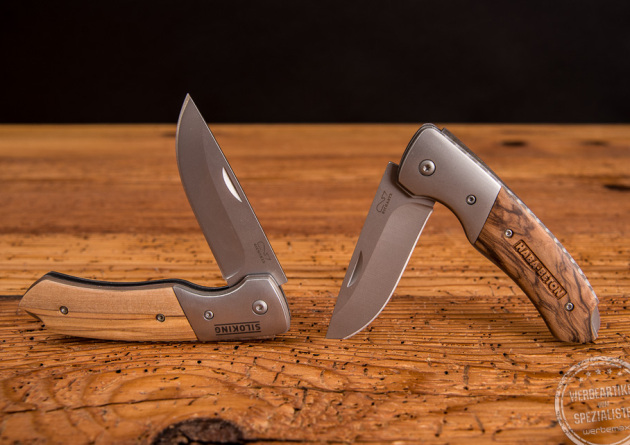 Einklingenmesser Richartz LEO 200 mit Logogravur