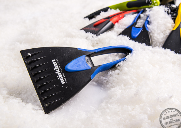 Eiskratzer Werbegeschenk blau