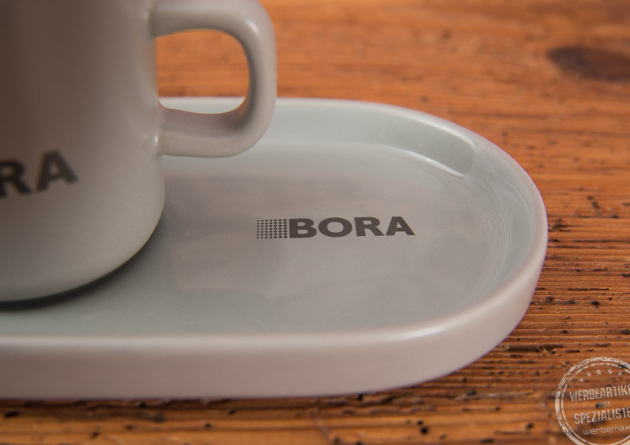 Logodruck auf Espressotassen blomus Pilar