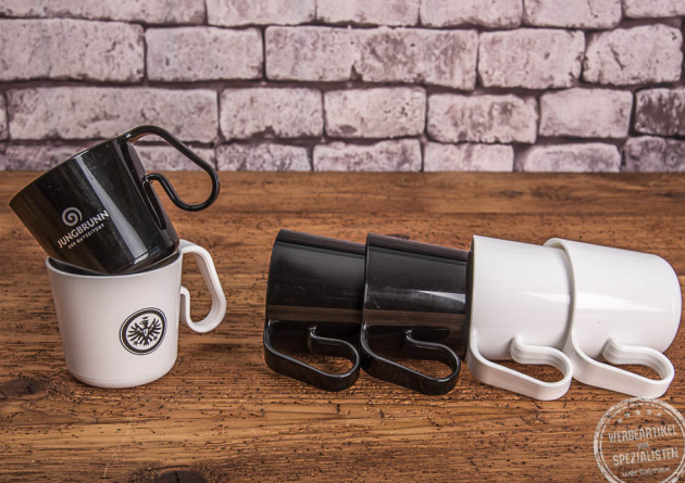 Werbegeschenk Trinkbecher von koziol aus recycelbaren Kunststoff