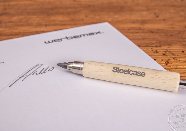 Logodruck auf Handwerker Stift